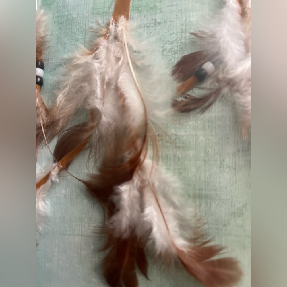 Brown and White Dreamcatcher Wall Decor - Picture 10 of 10